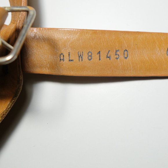 Ralph Lauren Purple Label Brown Ankle Strap High Heels Made In Italy, Sz 6.5B - Picture 6 of 10